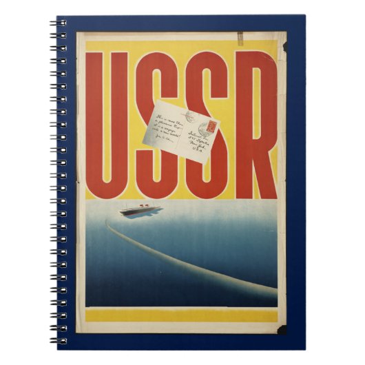 Historische USSR-reisposter Notitieboek (Voorkant)