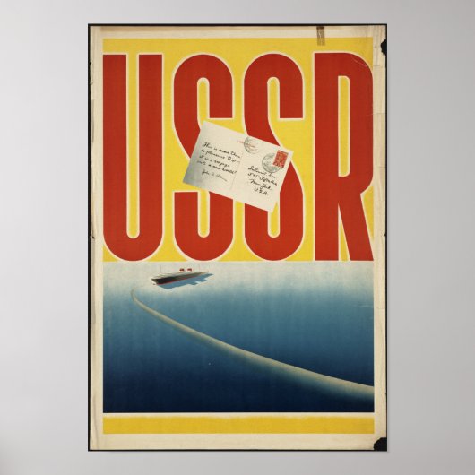 Historische USSR-reisposter Poster (Voorkant)