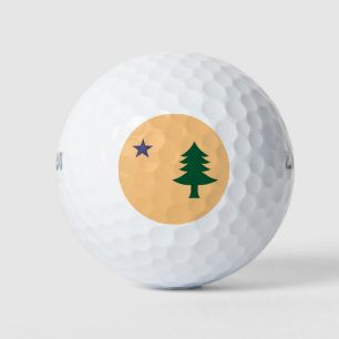 Historische vlag van Maine (1901-1909) Golfballen
