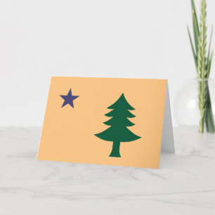 Historische vlag van Maine (1901-1909) Kaart