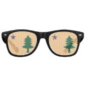 Historische vlag van Maine (1901-1909) Retro Zonnebril (Voorkant)