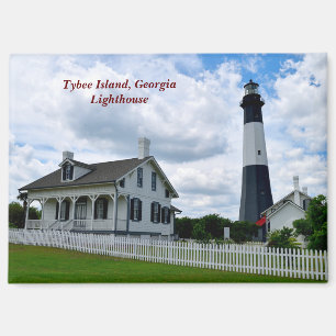 Historische vuurtoren van Tybee Island Magneet