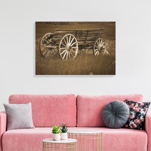 historische wagon #1 Canvas Wall Art (Insitu (Woonkamer))