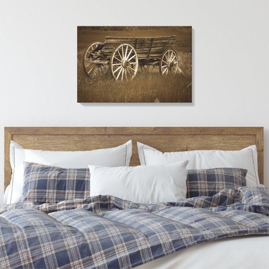 historische wagon #1 Canvas Wall Art (Insitu (Slaapkamer))