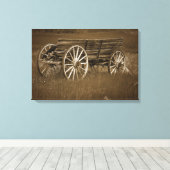 historische wagon #1 Canvas Wall Art Afdruk (Insitu (Houten vloer))