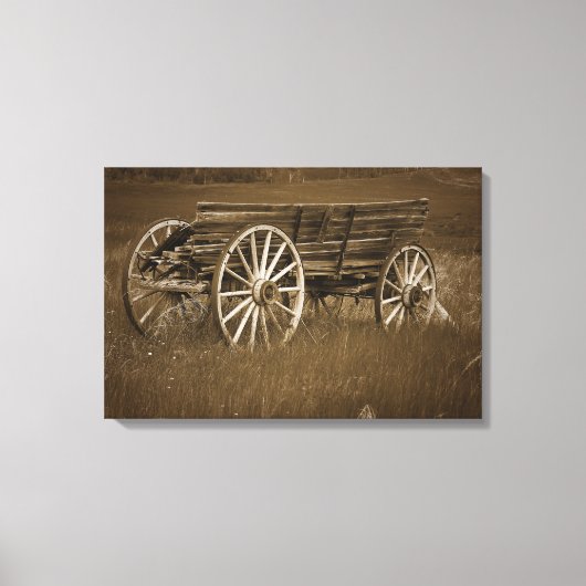 historische wagon #1 Canvas Wall Art Afdruk (Voorkant)
