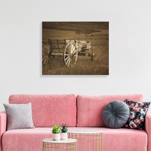  historische wagon #2 Canvas Wall Art (Insitu (Woonkamer))
