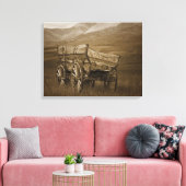 historische wagon #3 Canvas Wall Art Afdruk (Insitu (Woonkamer))