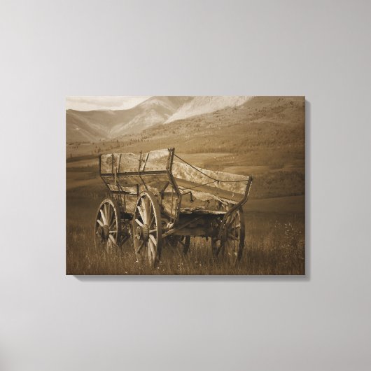 historische wagon #3 Canvas Wall Art Afdruk (Voorkant)