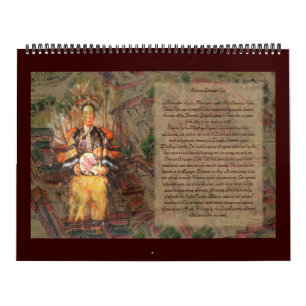 Historische zomerkalender kalender