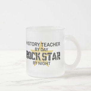 History Teacher Rock Star Matglas Koffiemok