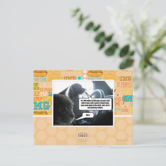 Hit het. briefkaart (Staand voorkant)