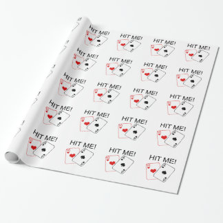 HIT ME! Blackjack Cadeaupapier