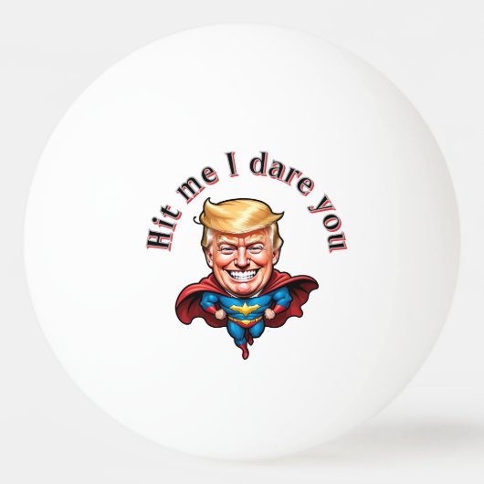 Hit Me Super Trump Personaliseer Pingpongballen (Voorkant)