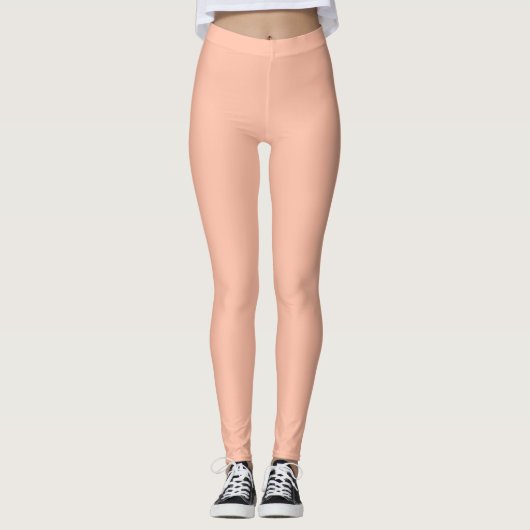 Hit Pink Ballet Gym Dance Leggings (Voorkant)
