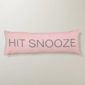 Hit Snooze - Roos Quartz Lichaamskussen (Achterkant)