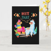 Hit That Pinata Birthday Kaart (Gele Bloem)