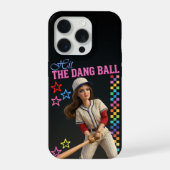 Hit The Dang Ball Funny Baseball Mom Doll Face (Verso)
