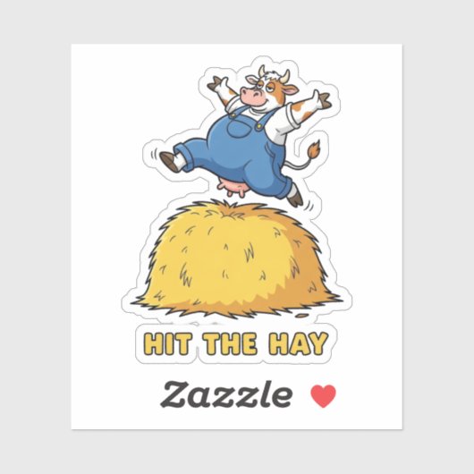 Hit the Hay Sticker (Vel)