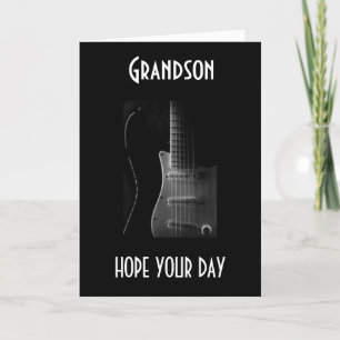 HIT THE RIGHT NOTES ON YOUR BIRTHDAY **GRANDSON** KAART