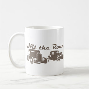 Hit the Road - Hot Rods vlak bruin Koffiemok