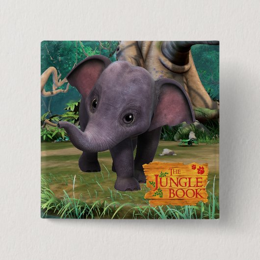 Hita Vierkante Button 5,1 Cm (Voorkant)