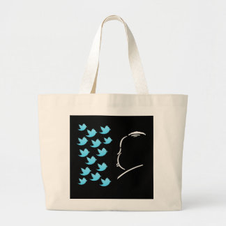 Hitch and Tweets Grote Tote Bag