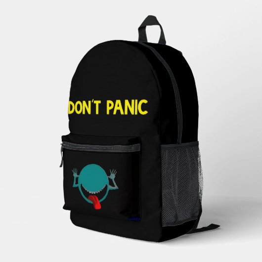 Hitch Hiker's backpack Bedrukte Rugzak (Achterkant Hoek Rechts)