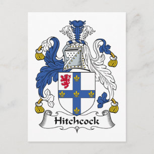 Hitchcock Family Crest Briefkaart