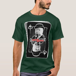 HITCHCOCK POKERFACE DECK VAN SPEELKAARTEN Tshirt