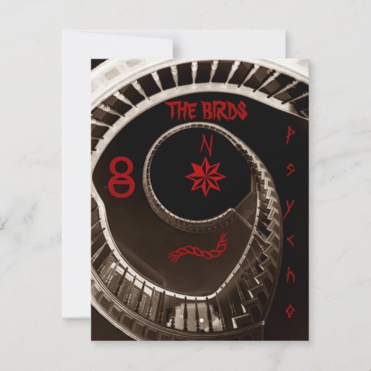 HITCHCOCKESQUE PARTY THEME INVITATION HITCHCOCK (Devant)