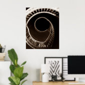 HITCHCOCKESQUE VERTIGO VORTEX POSTER ESCALIERS SPI (Bureau à domicile)