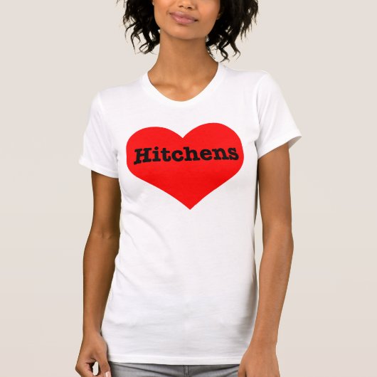 "HITCHENS HEART" T-SHIRT (Voorkant)