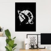 Hitchhikers Guide to the Galaxy Poster (Thuiskantoor)