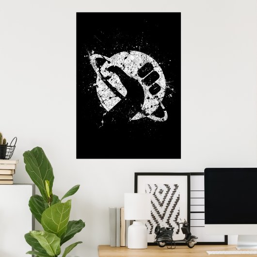Hitchhikers Guide to the Galaxy Poster (Thuiskantoor)