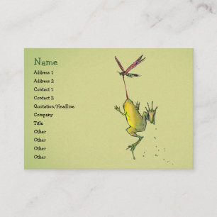 Hitchin' a Ride Profile Card Sjabloon Visitekaartje