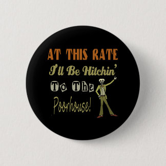Hitchin naar het havenhuis ronde button 5,7 cm