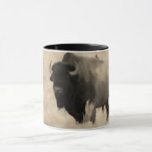 "Hitching a Ride" - Bison-lover's design Mok (Midden)