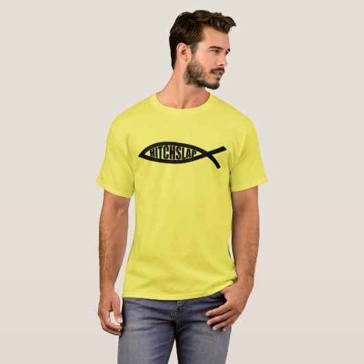 "HITCHSLAP FISH" T-SHIRT (Voorkant volledig)