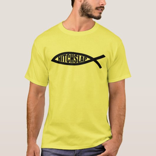 "HITCHSLAP FISH" T-SHIRT (Voorkant)