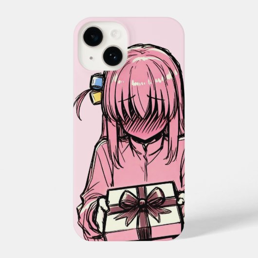 Hitori Gotoh Anime Phone Case | Bocchi de Rots! iPhone Hoesje (Achterkant)