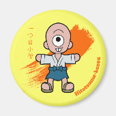 Hitotsume-kozo- Japans Eenogig Yokai Magneet (Voorkant)
