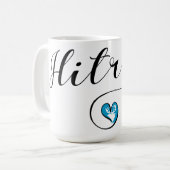 Hitra Flag Heart, Noorwegen Koffiemok (Voorkant links)