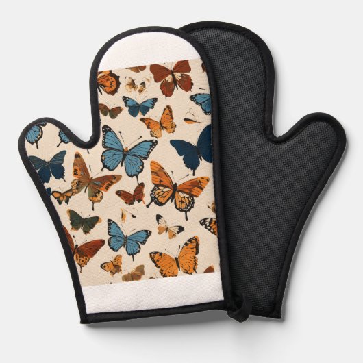 Hittebestendige Ovenwanten en Pothouders Set Ovenwant (Voorkant / Achterkant)