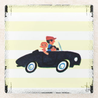 Hitting de Open Road 3 Glazen Onderzetter