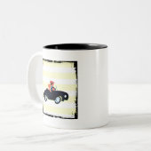 Hitting de Open Road 3 Tweekleurige Koffiemok (Voorkant links)