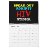 HIV/AIDS Awareness - Customizable Kalender (Feb 2027)