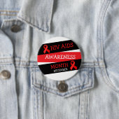 HIV AIDS AWARENESS MAAND December - Button (In situ)