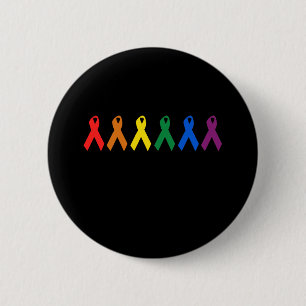 HIV-BEWUSTMAKING / AIDS-BEWUSTMAKING RONDE BUTTON 5,7 CM