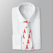 HIV-BEWUSTMAKING / AIDS-RIBBON STROPDAS (Gebonden)